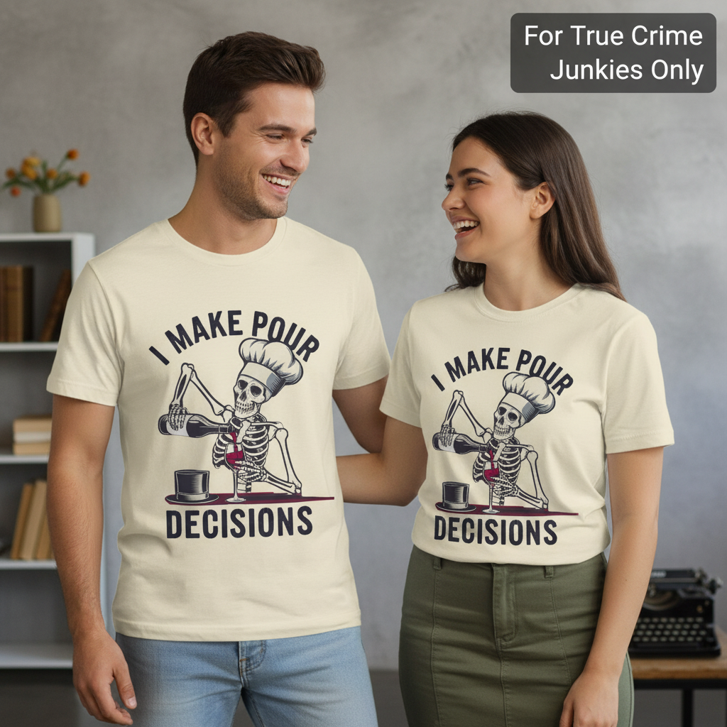 I Make Pour Decisions T-Shirt_duo_couple