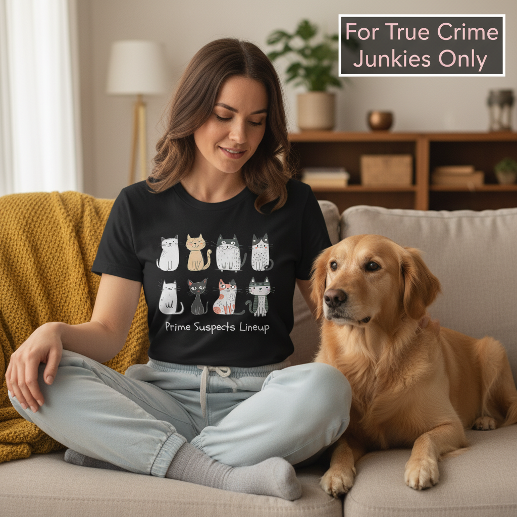 Quirky Cats Squad T-Shirt_pet_companion