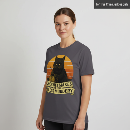 Less Murdery Crochet Cat T-Shirt_hero