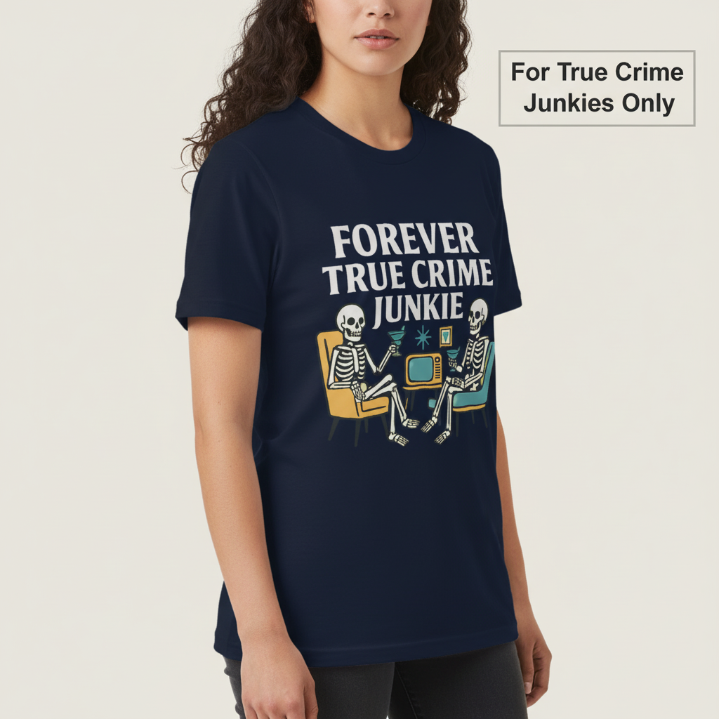 Forever True Crime Junkie T-Shirt_hero