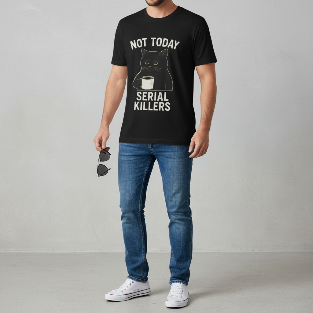 Not Today Serial Killers T-Shirt_pairing