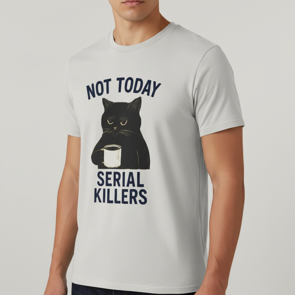 Not Today Serial Killers T-Shirt_benefit