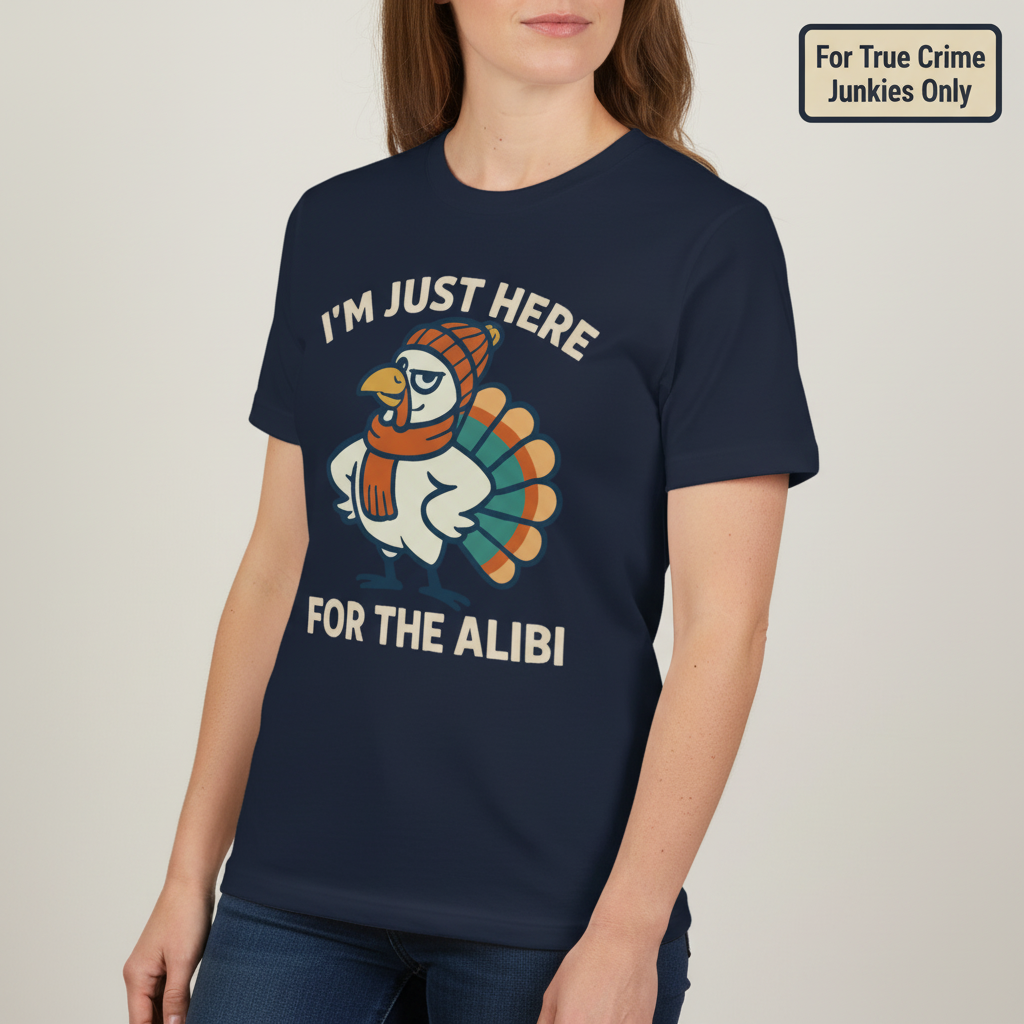 Here for the Alibi T-Shirt_hero
