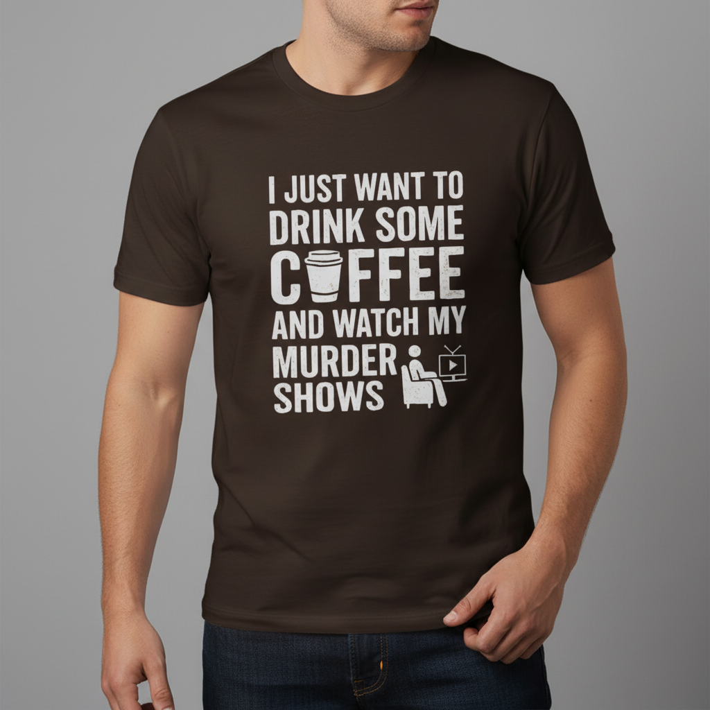 Coffee & Crime Shows T-Shirt_benefit