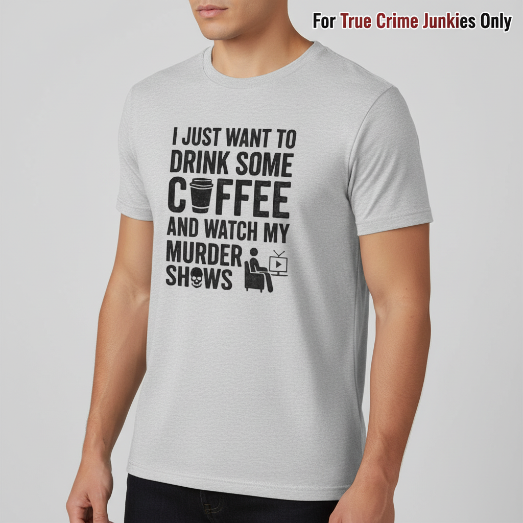 Coffee & Crime Shows T-Shirt_hero
