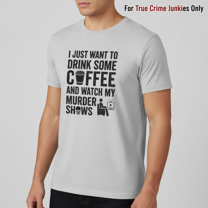 Coffee & Crime Shows T-Shirt_hero