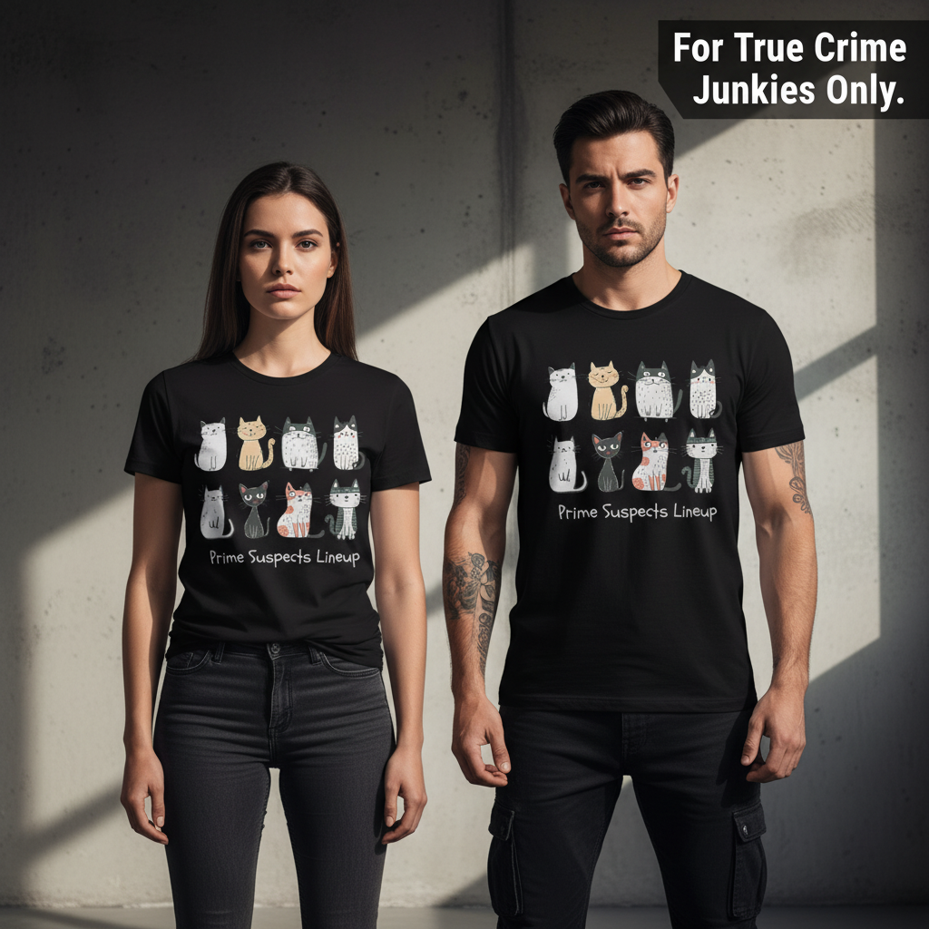 Quirky Cats Squad T-Shirt_stoic