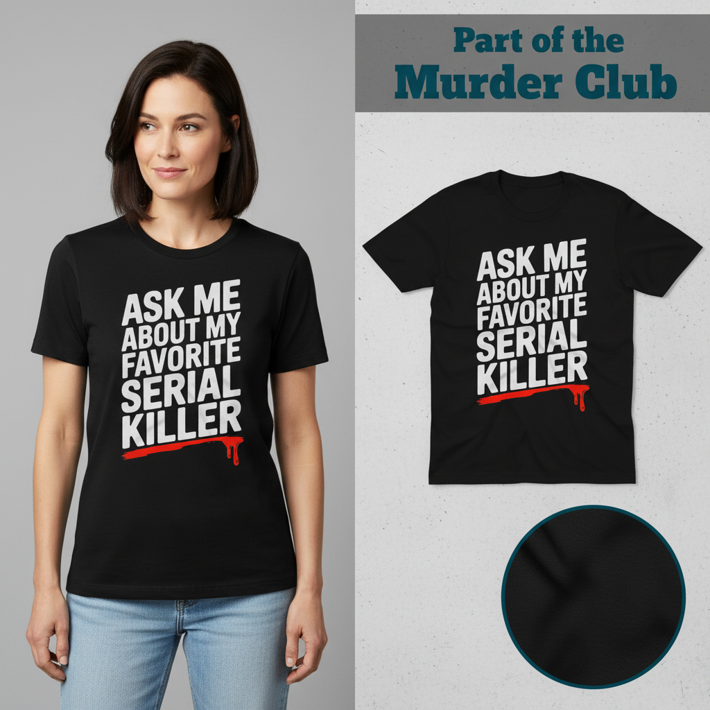 Favorite Serial Killer T-Shirt_model_flat