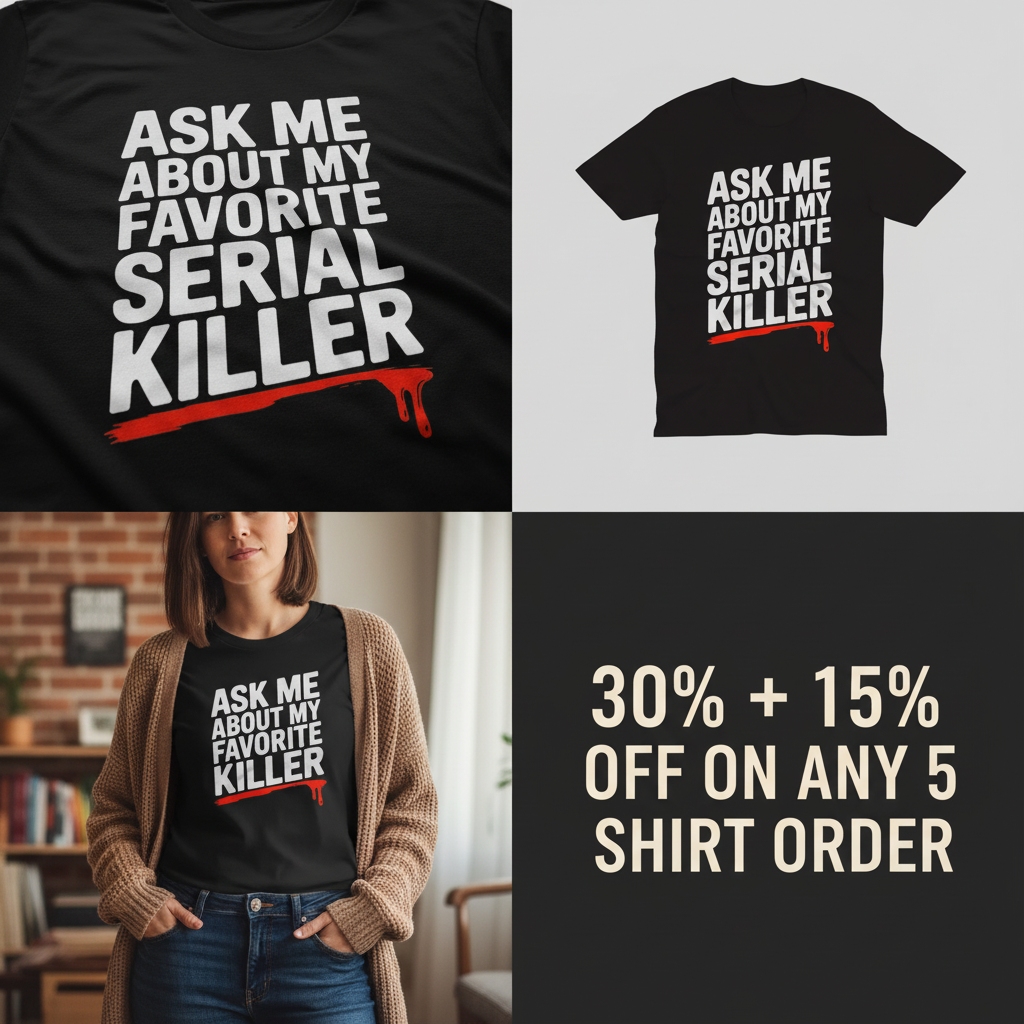 Favorite Serial Killer T-Shirt_4_panel