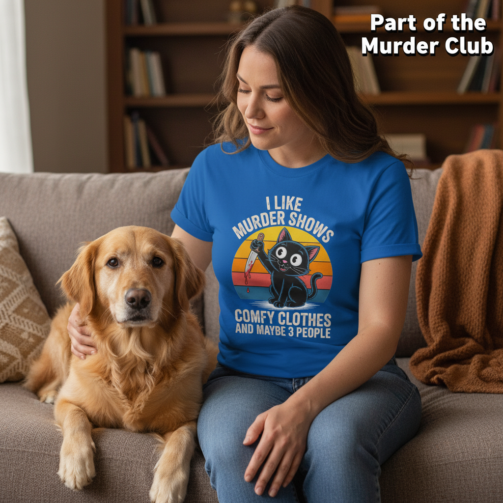 Murder Shows & Cats T-Shirt_pet_companion
