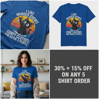Murder Shows & Cats T-Shirt_4_panel