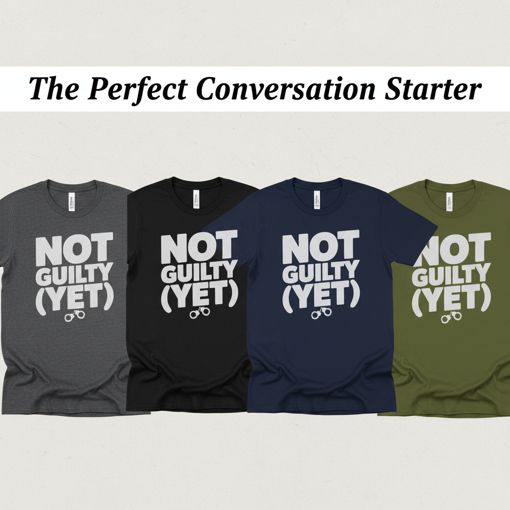 Not Guilty (Yet) T-Shirt_color_hero