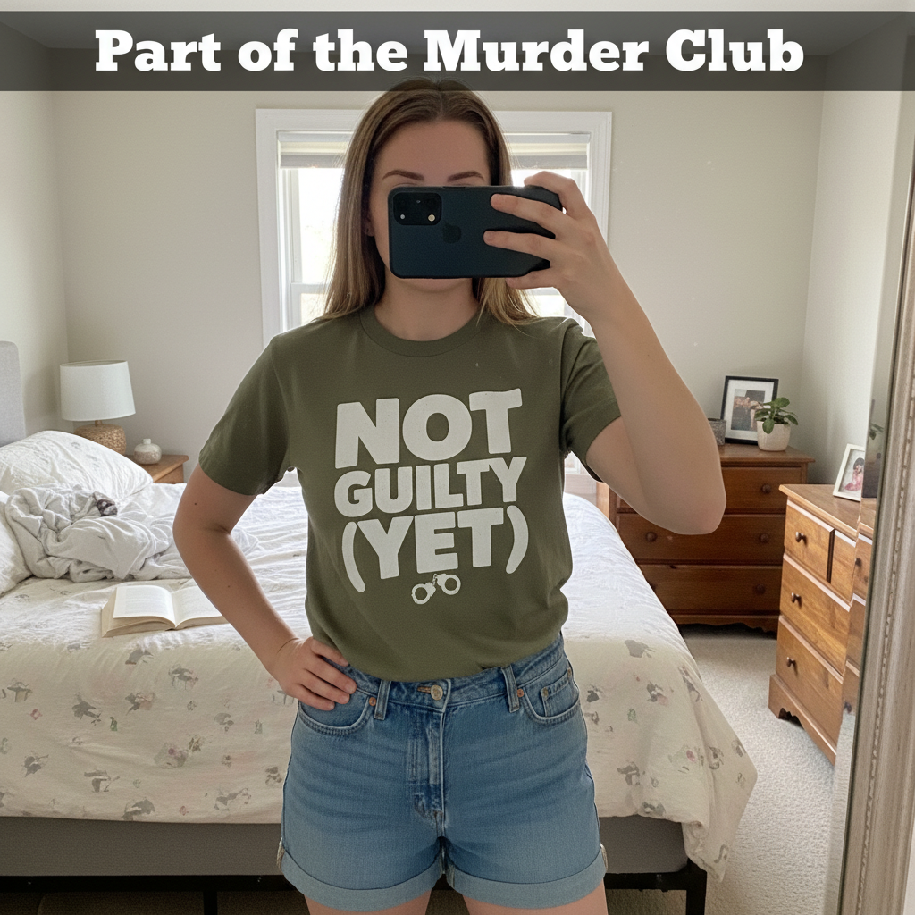 Not Guilty (Yet) T-Shirt_mirror_selfie