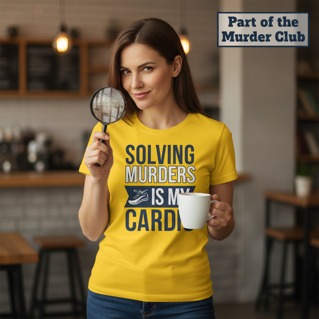Solving Murders Is My Cardio T-Shirt_prop_inteact