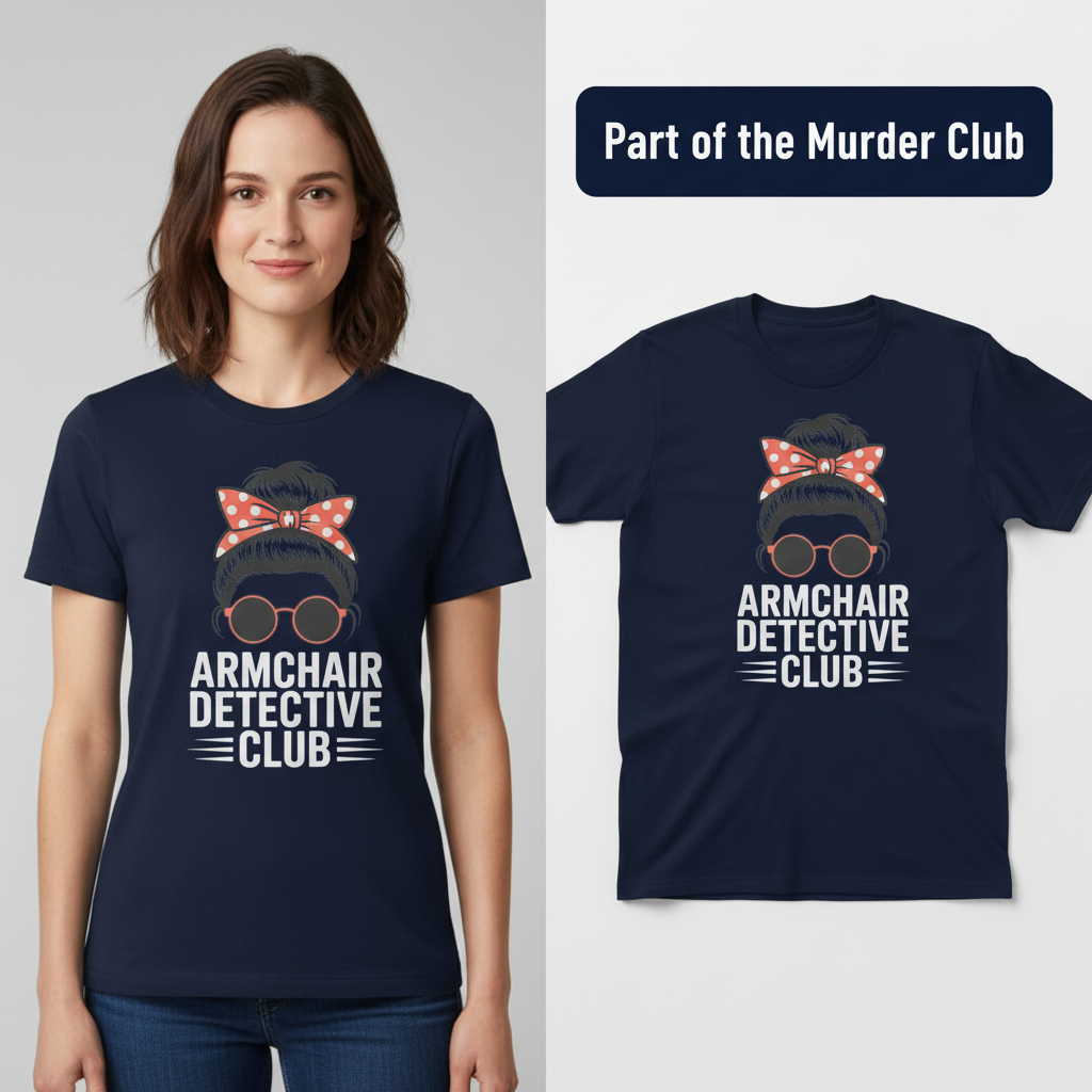 Armchair Detective Club T-Shirt_model_flat
