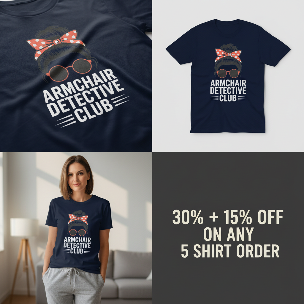 Armchair Detective Club T-Shirt_4_panel