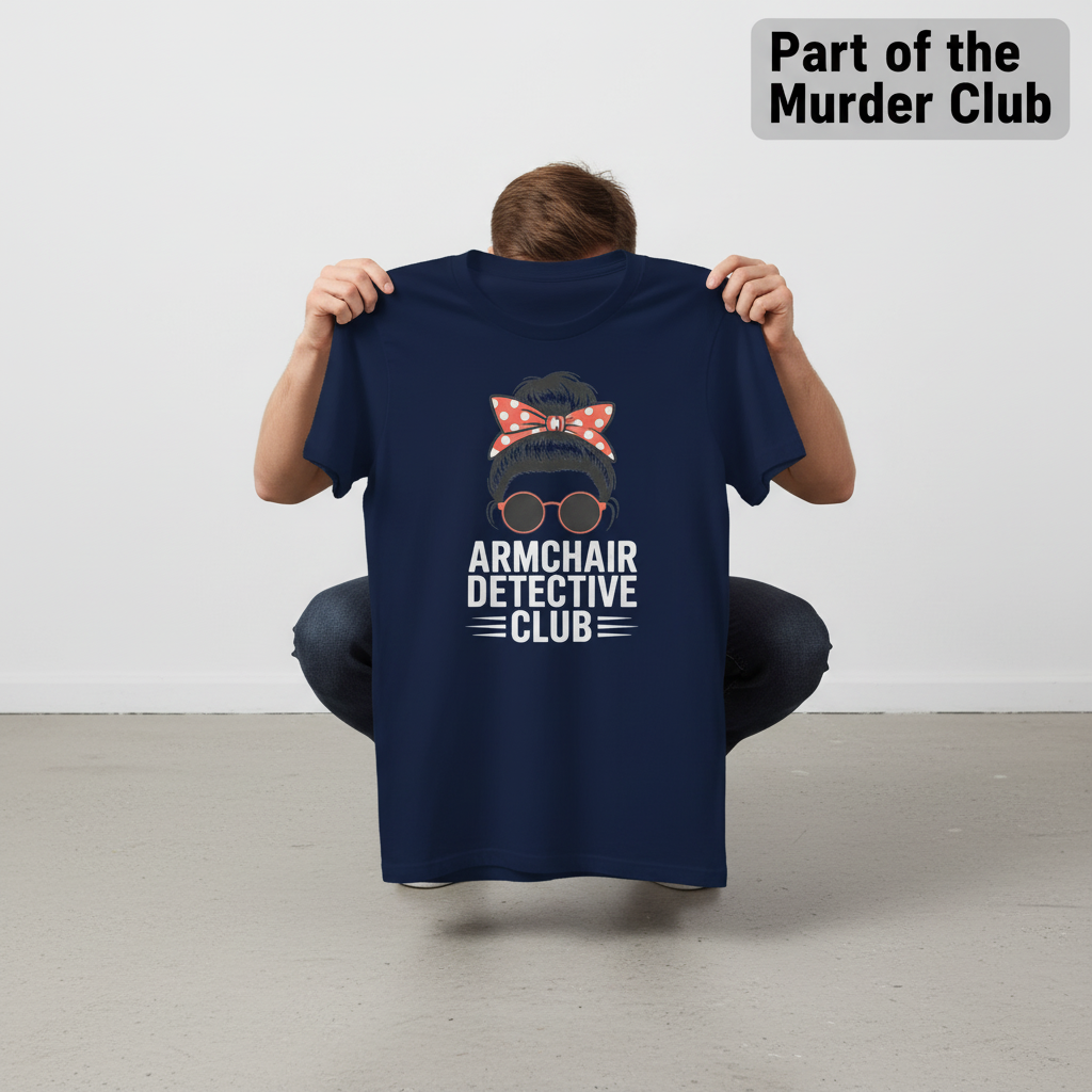 Armchair Detective Club T-Shirt_dangle