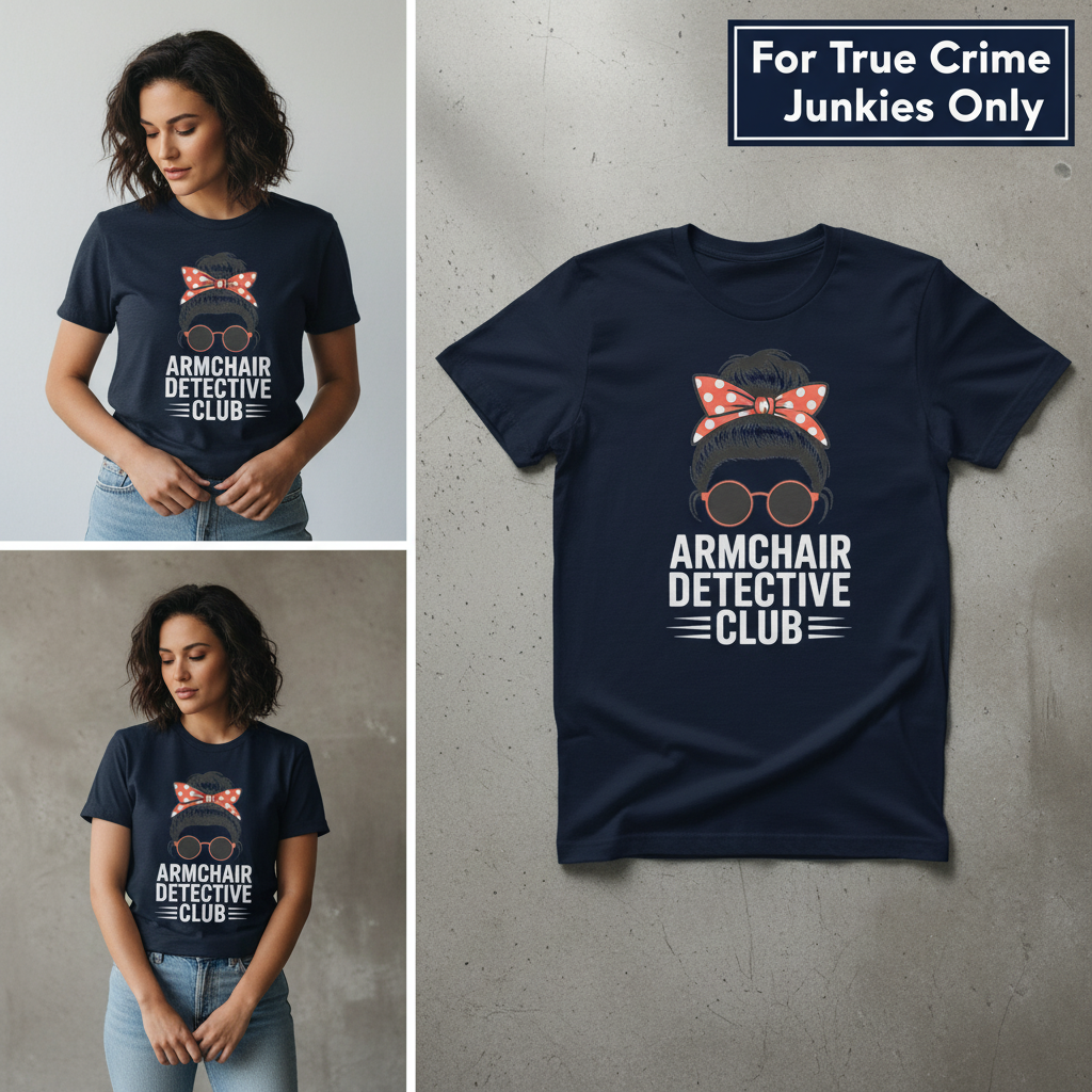 Armchair Detective Club T-Shirt_3_panel
