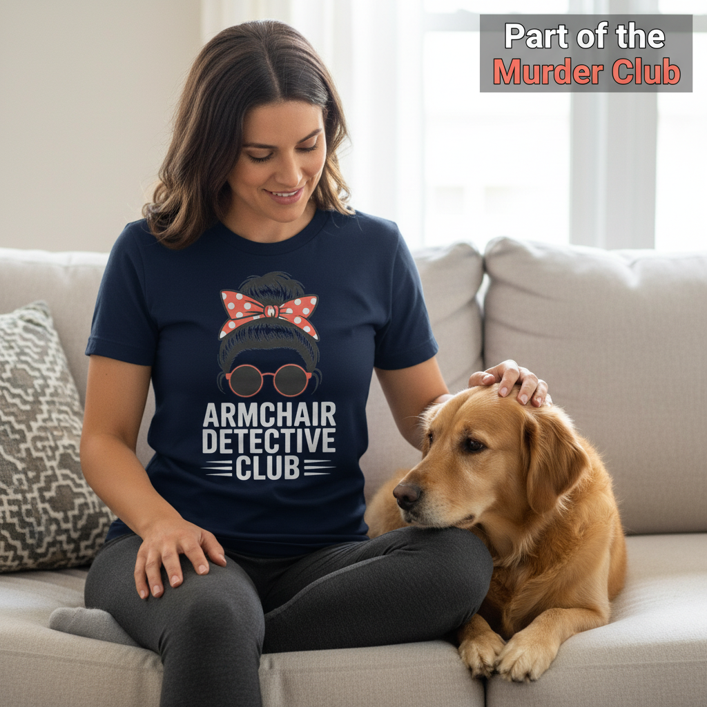 Armchair Detective Club T-Shirt_pet_companion