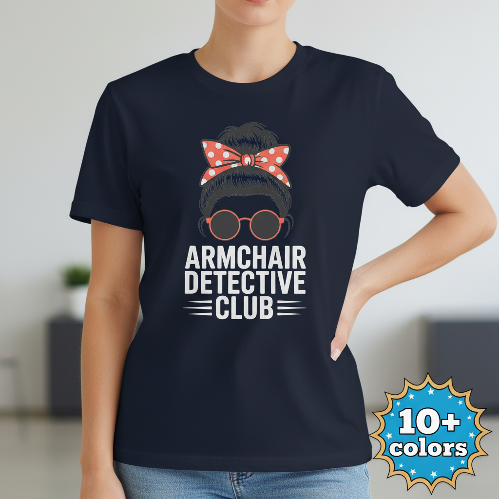 Armchair Detective Club T-Shirt_badge