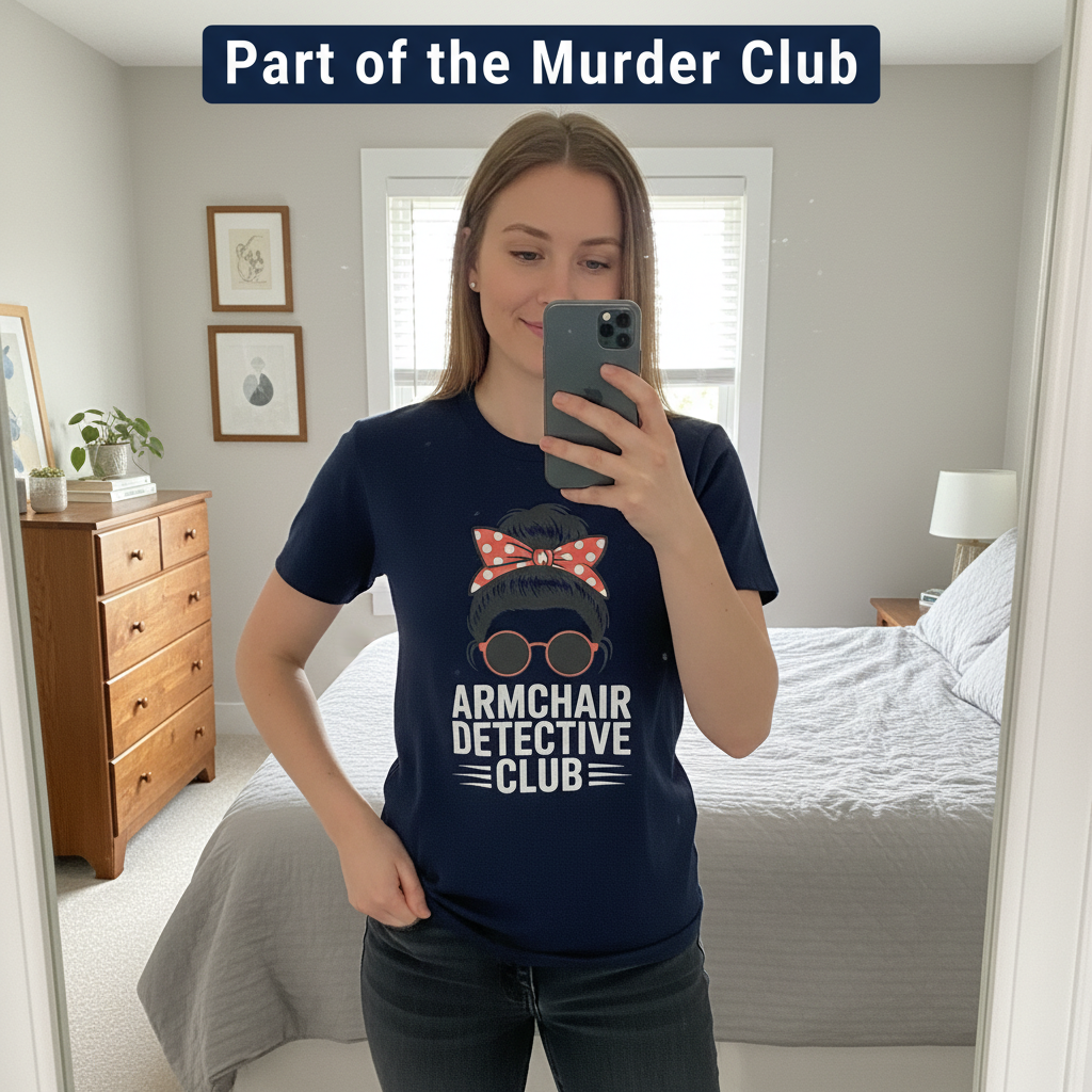 Armchair Detective Club T-Shirt_mirror_selfie