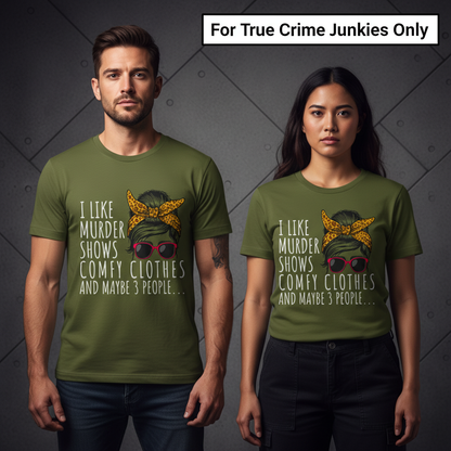 Murder Shows & Chill - T-Shirt_stoic