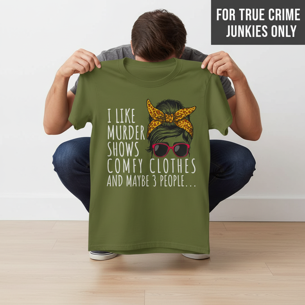 Murder Shows & Chill - T-Shirt_dangle