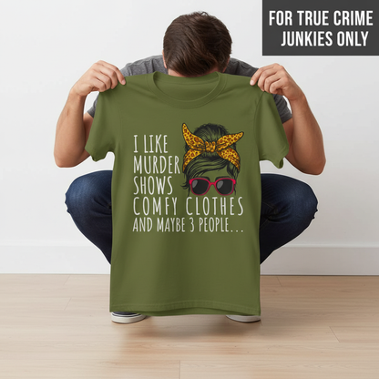 Murder Shows & Chill - T-Shirt_dangle