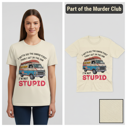 Not Stupid Candy Van T-Shirt_model_flat