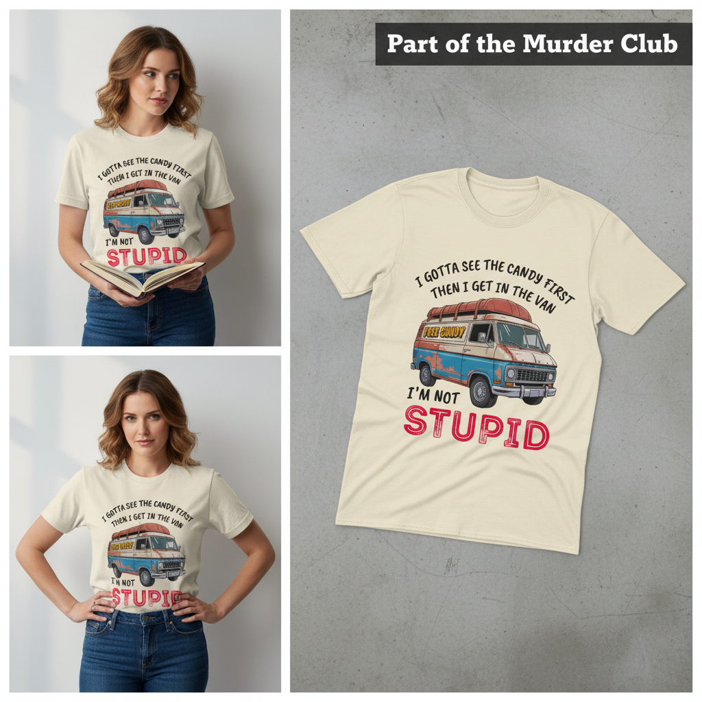Not Stupid Candy Van T-Shirt_3_panel