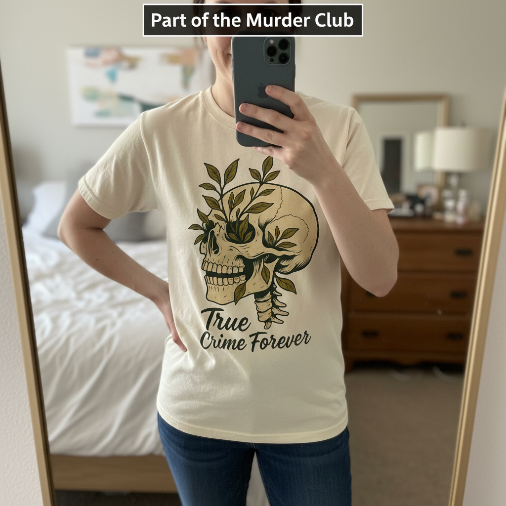 True Crime Forever T-Shirt_mirror_selfie