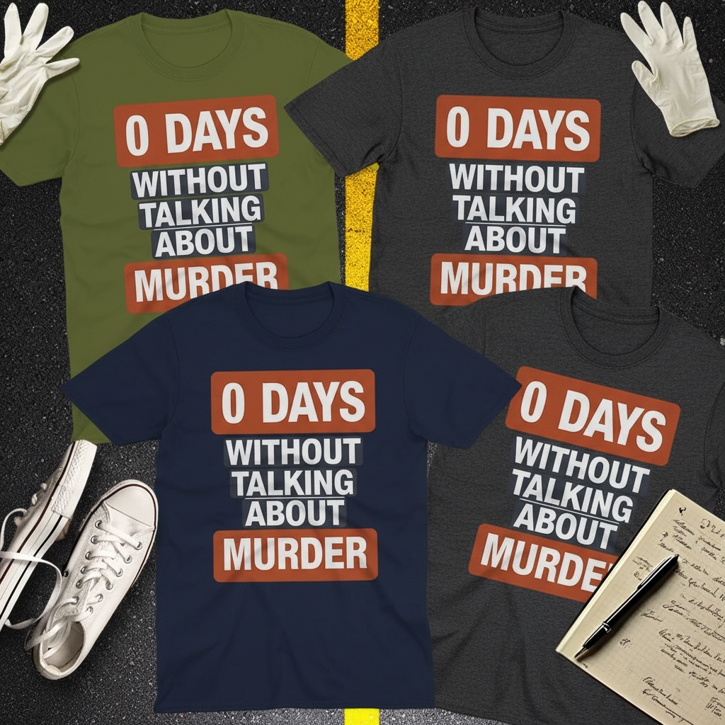 0 Days Without Talking About Murder T-Shirt_color_hero