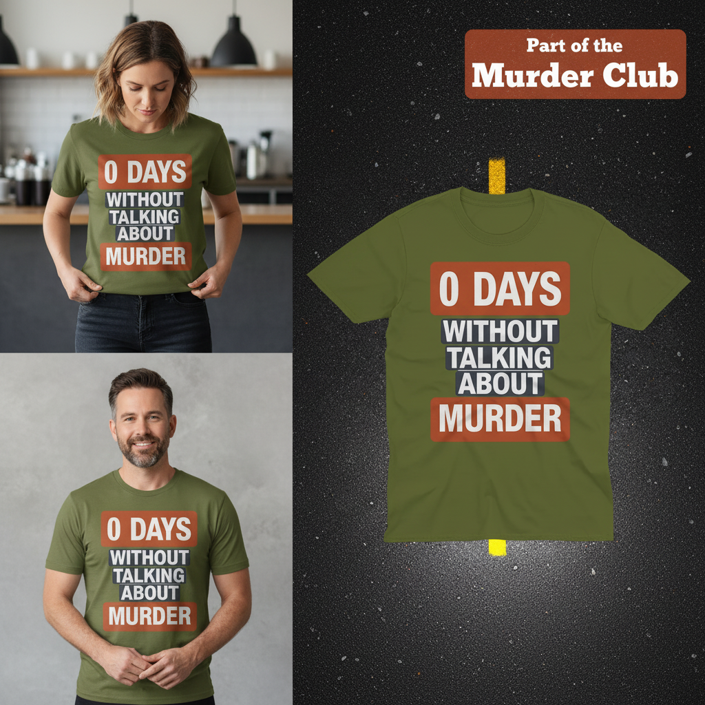 0 Days Without Talking About Murder T-Shirt_3_panel