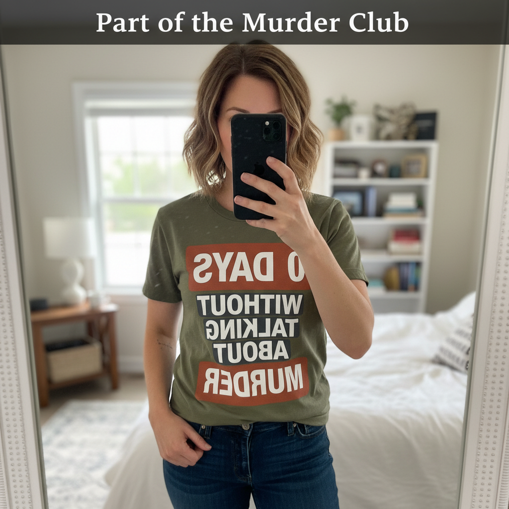 0 Days Without Talking About Murder T-Shirt_mirror_selfie