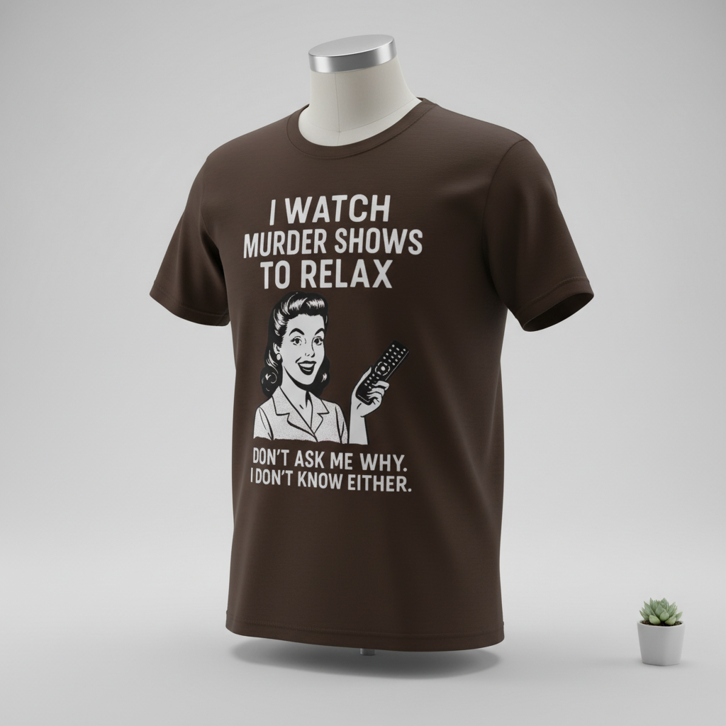 Murder Shows & Chill T-Shirt_space