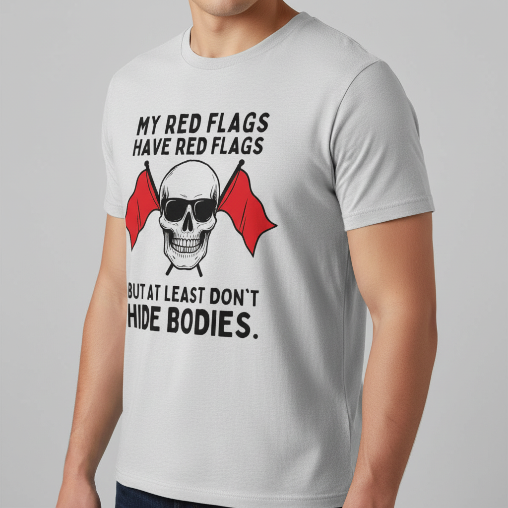 Red Flags Skull T-Shirt_benefit