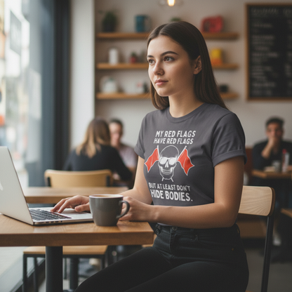 Red Flags Skull T-Shirt_use