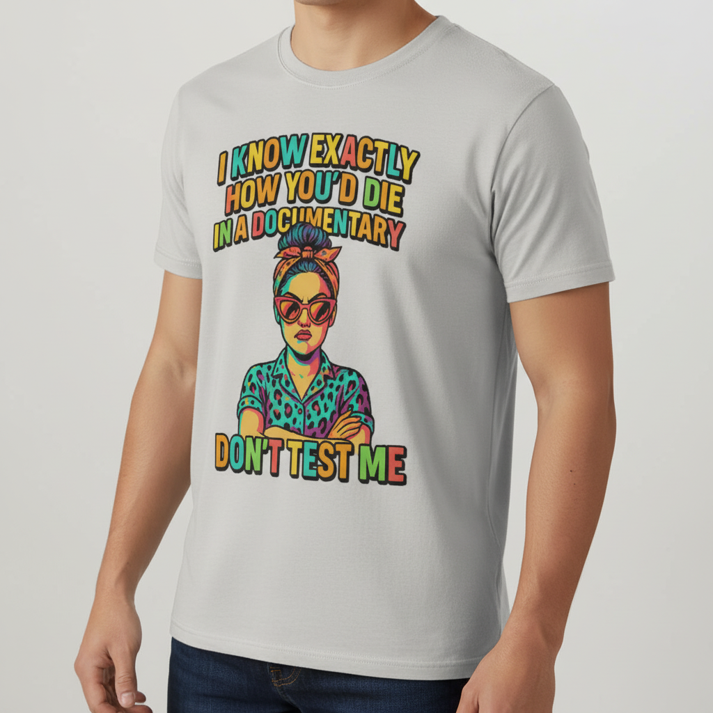 Don't Test Me Documentary T-Shirt_benefit