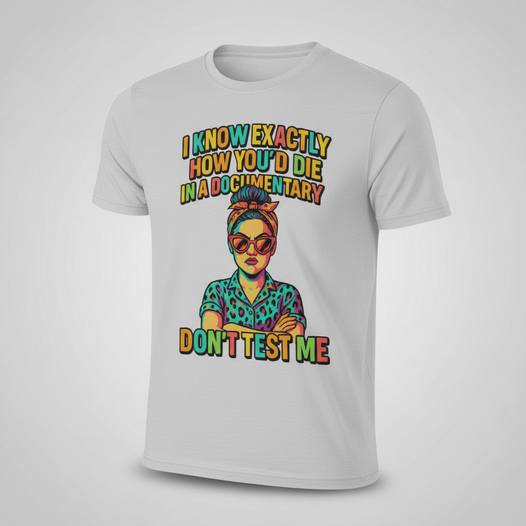 Don't Test Me Documentary T-Shirt_space