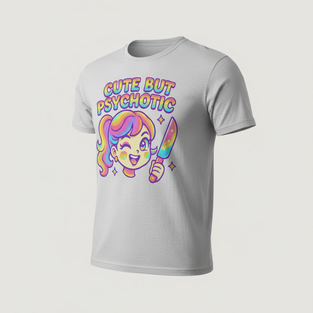 Cute But Psychotic T-Shirt_space