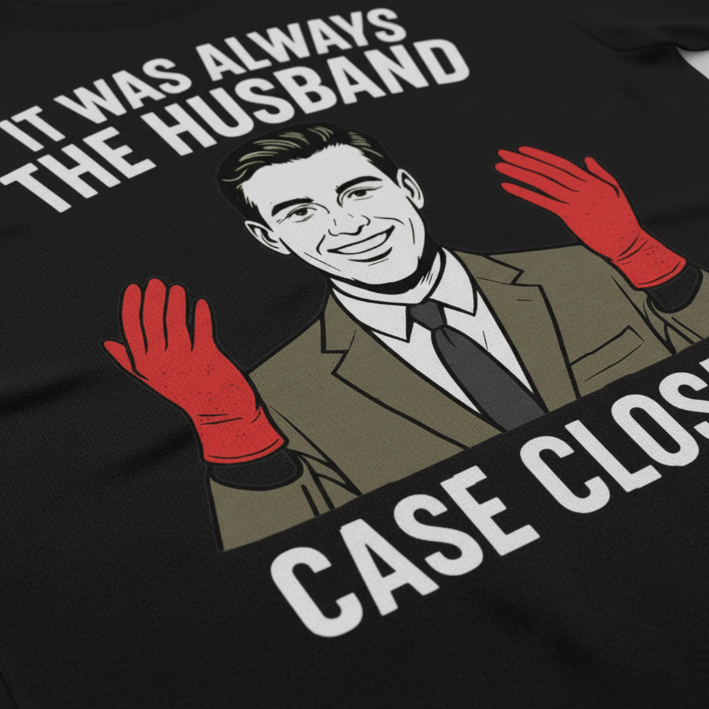 It Was Always the Husband T-Shirt_closeup