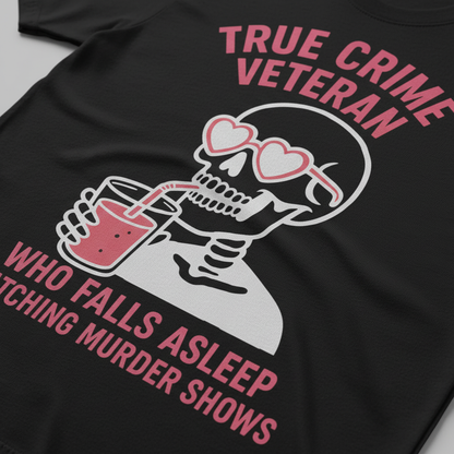 True Crime Veteran T-Shirt_closeup