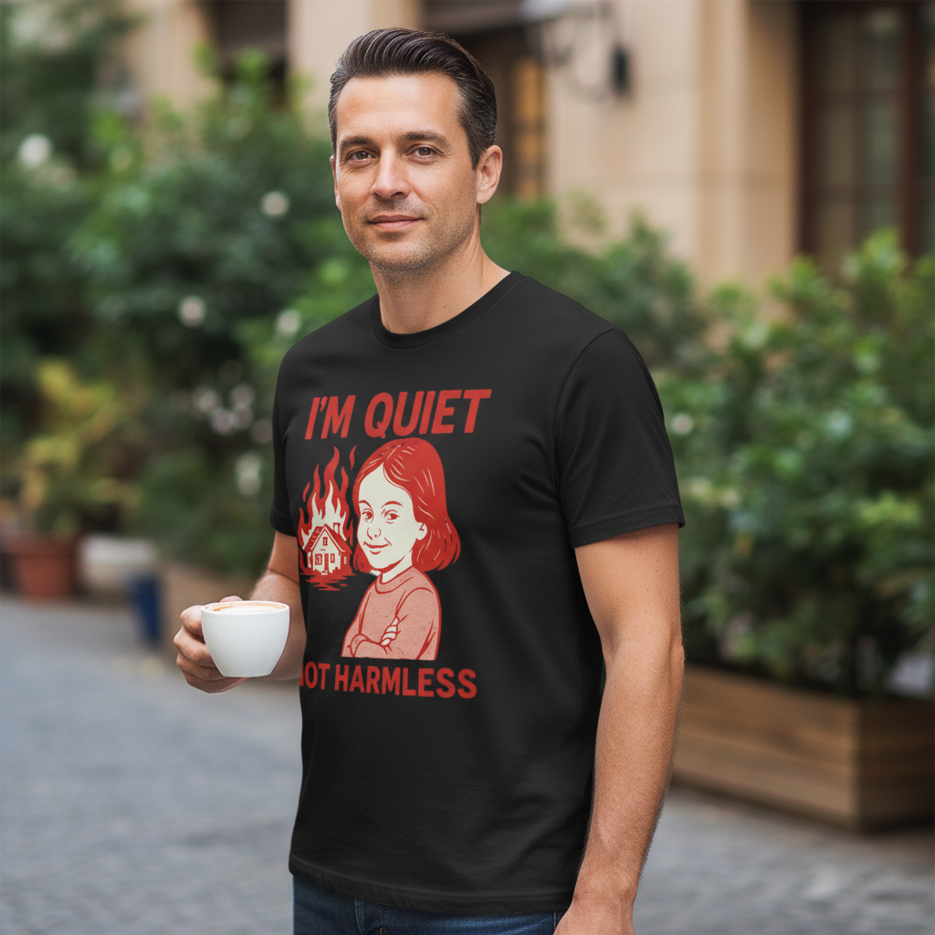 Quiet But Deadly T-Shirt_lifestyle