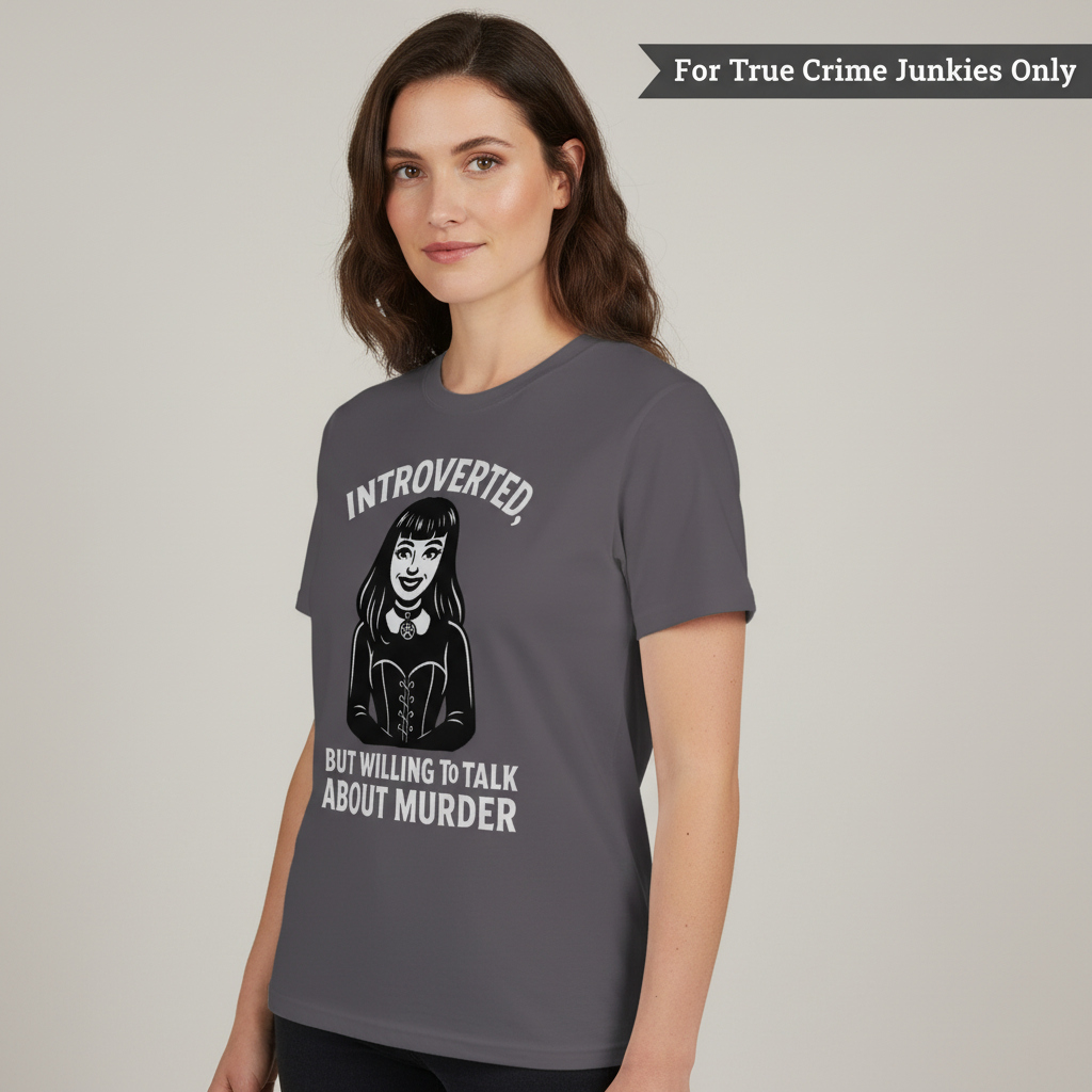Introverted But Murder Curious T-Shirt_hero