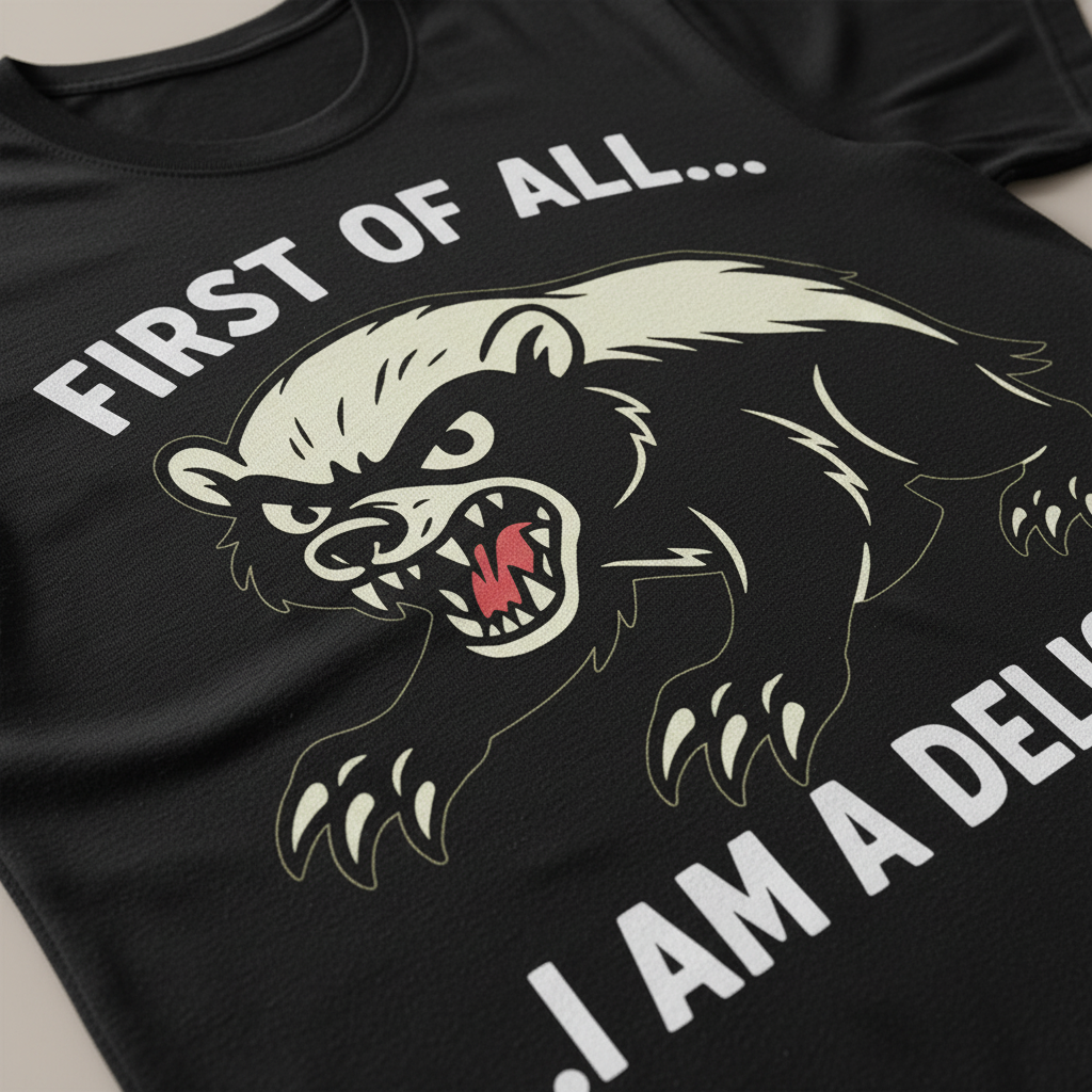 I Am a Delight T-Shirt_closeup