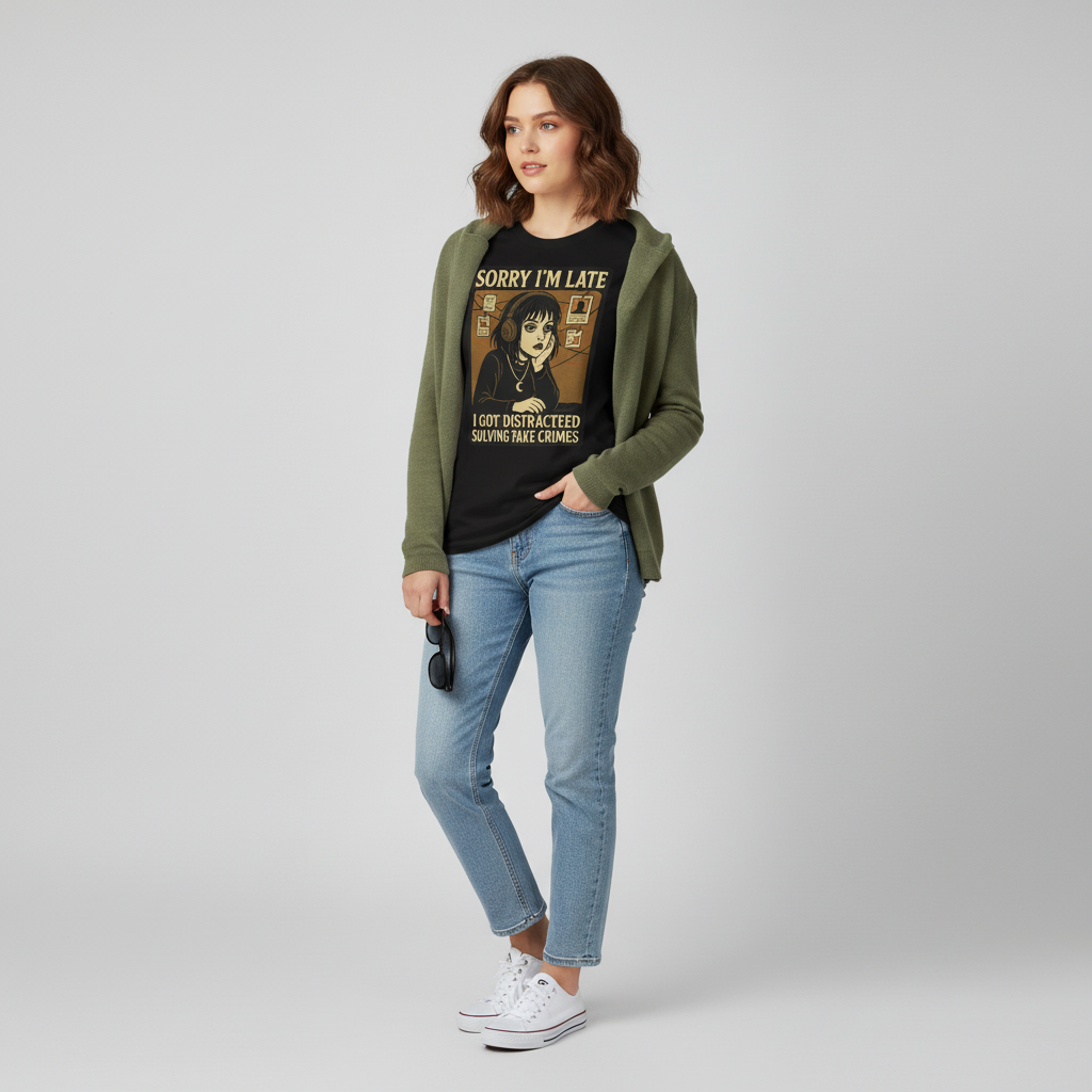 Solving Fake Crimes T-Shirt_pairing