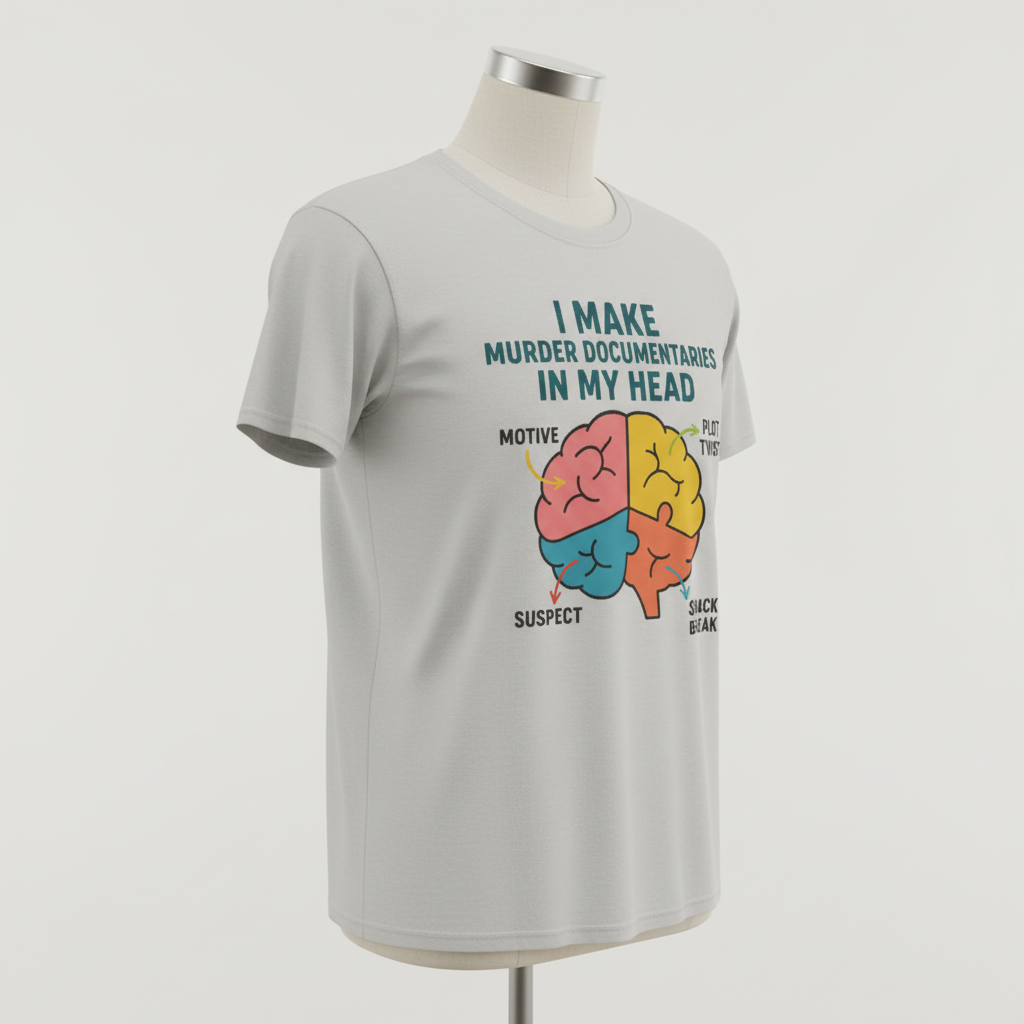 Murder Documentaries In My Head T-Shirt_space