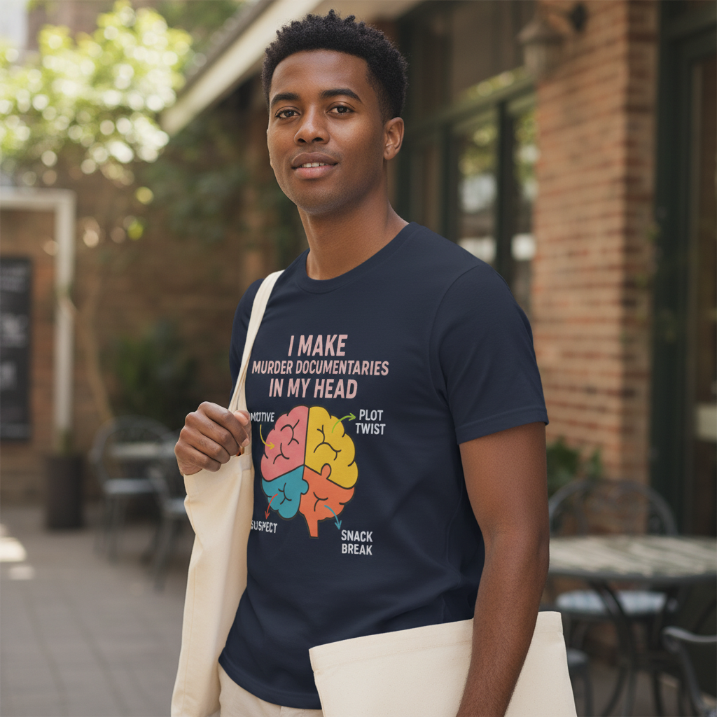 Murder Documentaries In My Head T-Shirt_lifestyle