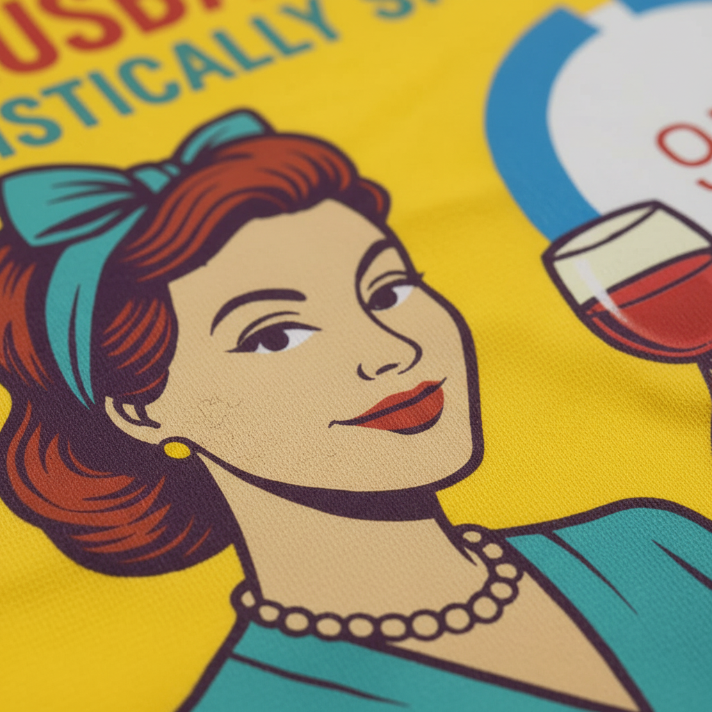 The Husband Did It T-Shirt_closeup