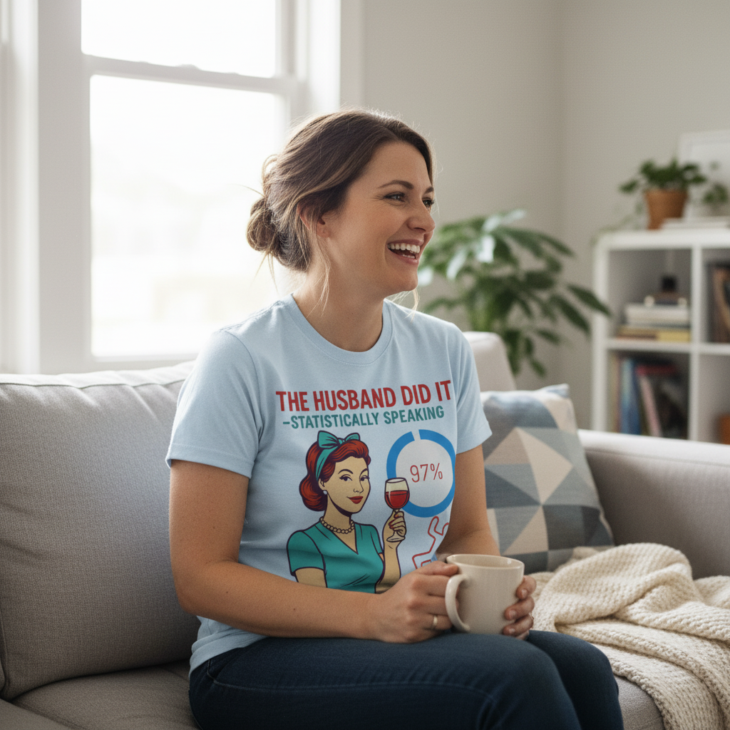 The Husband Did It T-Shirt_use